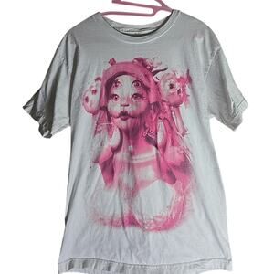 Melanie Martinez Portals 2023 Tour Tee White Medium T-Shirt Artist Merch Casual